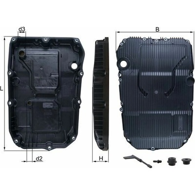 Olejová vaňa automatickej prevodovky MAHLE ORIGINAL HX 196KIT (HX196KIT)