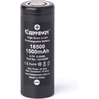 KeepPower Батерия Keeppower 18500 1500mAh 22A (0702000104)