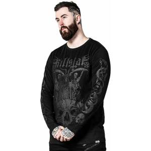 KILLSTAR мъжка тениска с дълъг ръкав killstar - Деймос - Черен - ksra004954