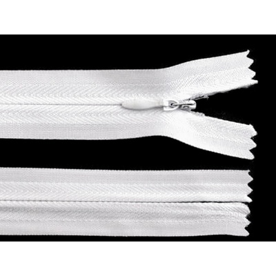 Prima-obchod Spirálový zip skrytý No 3 délka 20 cm, barva 101 bílá