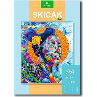 Stepa Skicák A4 Extra 250g 10 listů
