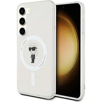 KARL LAGERFELD Кейс Karl Lagerfeld IML Ikonik MagSafe за Samsung Galaxy S23, прозрачен (KF001956-0)