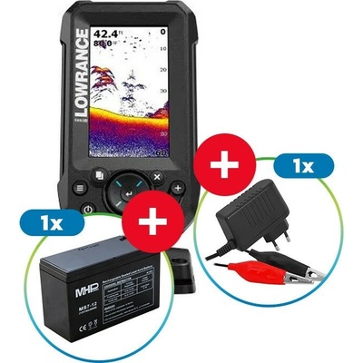 Sonar Lowrance Eagle 4X + Nabíjačka + Batéria