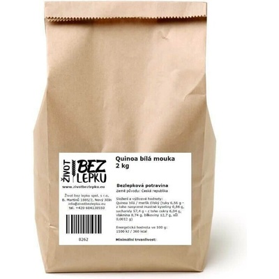Život bez lepku Quinoa bílá mouka 2 kg