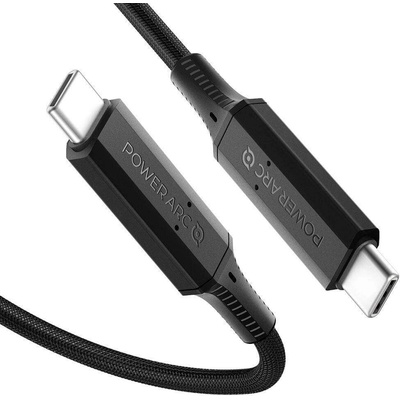 Spigen PB1800 PowerArc Wire 100W USB-C to USB-C - USB-C към USB-C кабел за устройства с USB-C порт (100 см) (черен)