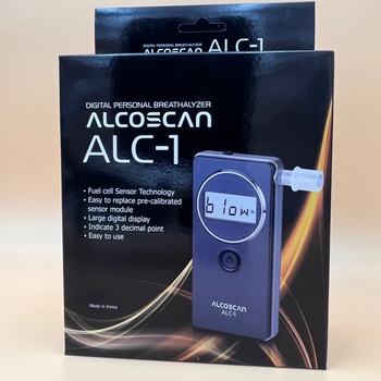 Alcoholtester AlcoScan ALC-1 - комплект с 50 мундщука, батерии, куфар, калъф и калибровка (A005)