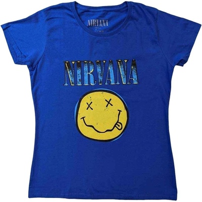 Nirvana Xerox Happy Face Blue L Риза (NIRVTS14MBL03)