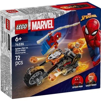 Image 1 of LEGO® Marvel - Spider-Man vs. Ghost Rider Motorcycle (76335)