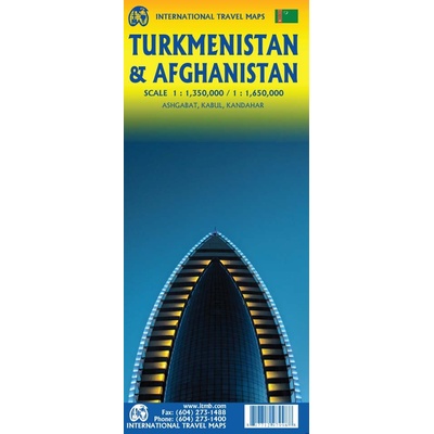 Afghanistan & Turkmenistan 1:1 650 000
