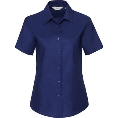 Russell 933F Blúzka Oxford s kr. rukávom modrá Bright Royal
