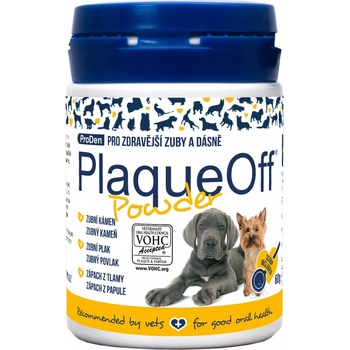 ProDen PlaqueOff Powder pre psy a mačky zubný kameň 60 g