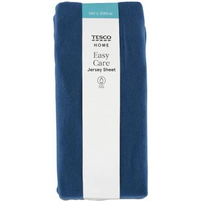 Tesco Home Easy Care Dark Blue plachta 160x200
