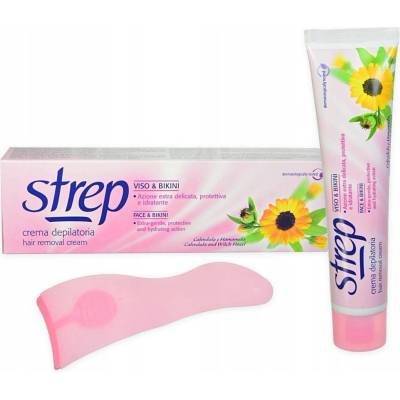 Strep depilační krém obličej a bikini s měsíčkem 75 ml