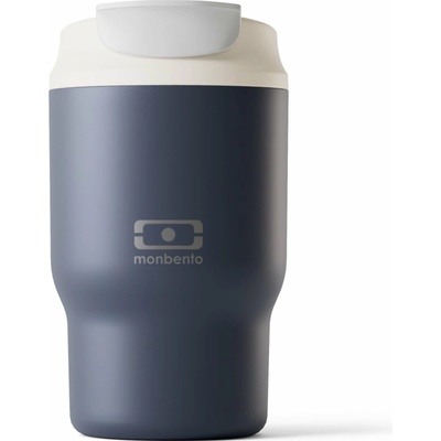 Monbento Termohrnečk s viečkom a slamkou Travel Infinity Blue 350 ml
