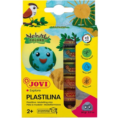 JOVI Plastelína príroda 6 x 15 g