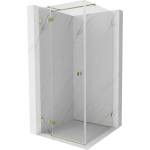 Mexen Lunar T лява душ кабина 120 x 120 см, прозрачна, златна - 834T-120-120-50-00-L (834T-120-120-50-00-L)