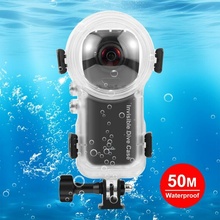 PULUZ 50M Vodotesný obal pre Insta360 X4 Air priehľadný 132913