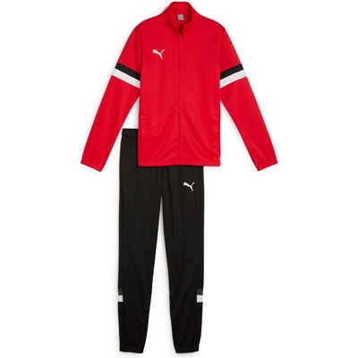 PUMA Облекло за трениране 'TeamRise' червено, черно, размер 140