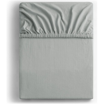 DecoKing Bavlněné jersey prostěradlo Amber šedé 100-120x200