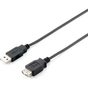 Equip Кабел за оборудване - 128850 (usb2.0, удължител a-a, мъжки/женски, двойно екраниран, 1, 8 м) (128850)