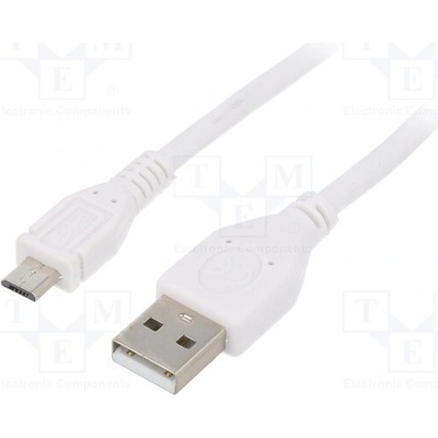Gembird CCP-MUSB2-AMBM-W-10 USB 2.0 USB A vidlice USB B micro vidlice