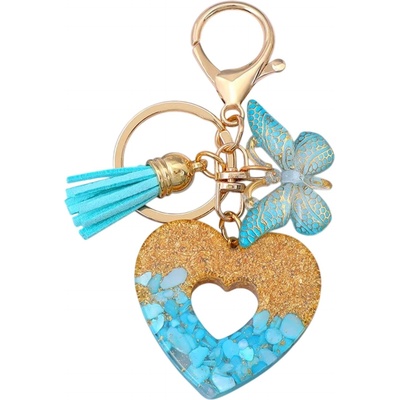 HARAHU Ключодържател Heart - Светлосиня KP37996 (37996)