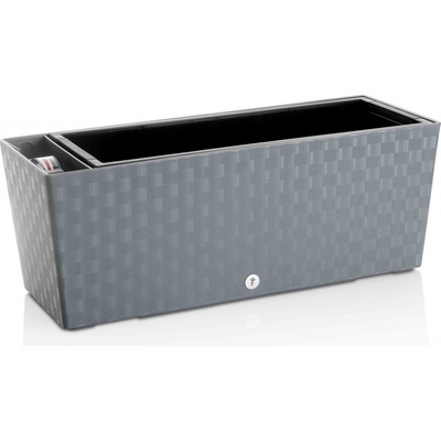 Plastkon Samozavlažovací truhlík Supreme 49,5x19x19 cm šedý