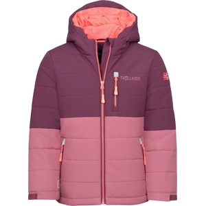 TROLLKIDS Детско ски яке Trollkids Kid's Hemsedal Snow Jacket XT Ski jacket - Deep Ruby / Frozen Berry - размер 116 (EU) (703-4665-1315)