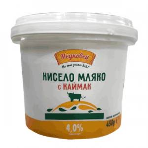  Кисело мляко Медковец 4% 450гр