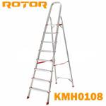 ROTOR Стълба алуминиева, 8 стъпала, 2.11 м, rotor kmh0108 (kmh0108)