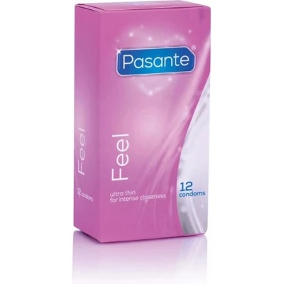 Pasante 12 бр. Тънки презервативи Pasante Sensitive