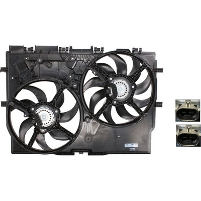 Ventilator chlazení motoru Fiat Ducato od 2006, 0x relé a odpor 1250H4