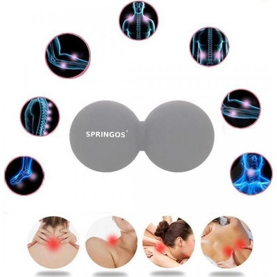 SPRINGOS Dvojitý masážní váleček Springos Lacross FA0052