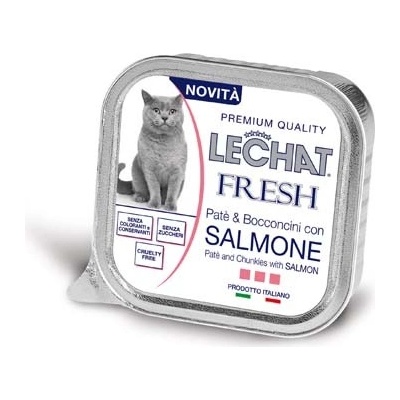 Monge Lechat Fresh Pate a kúsky losos 100 g