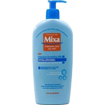 Mixa Ľahké hydratačné telové mlieko pre suchú a citlivú pokožku Hyalurogel (Intensive Hydrating Milk) 400 ml