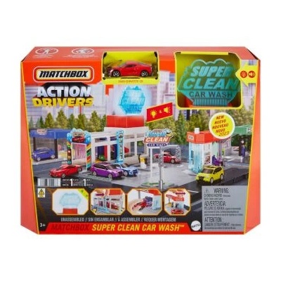 Mattel Детска играчка Автомивка, Кибритена кутия, Пластмаса, 3 години+, Многоцветна (hnj54) (hnj54)