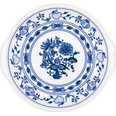 Cibulák Tanier kupový s ušami 24,6 cm Originálny Český Porcelán Dubí