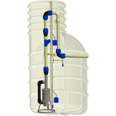 Pumpa Master set DN40 INOX Morava 5-16-T 1,1 kW 400V kábel 10m