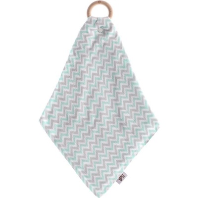 Kikko hryzátko BMB s plienkou Chevron Mint