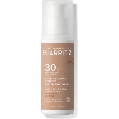 Labor. de Biarritz ALGA MARIS tónovací krém s faktorom SPF30 02 beige 50 ml