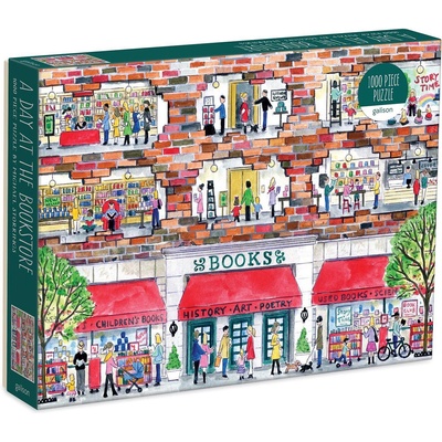 Galison - Puzzle A Day at the Bookstore - 1 000 piese