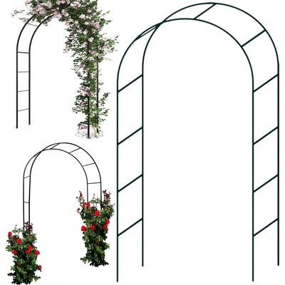 Oblúková záhradná pergola pre popínavé rastliny