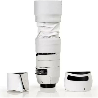 skin4gear neoprenový maskovací obal na objektiv Sigma 100-400mm f/5-6,3 DG OS HSM Contemporary (Canon EF, Nikon F) - Sunny.Day White.Thermo.6