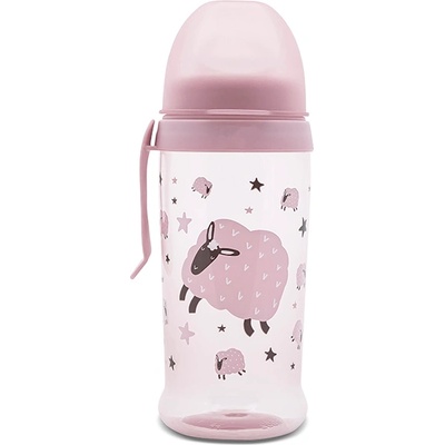 MyFRIEND Спортна бутилка с мек накрайник Lorelli - My Friend, 350 ml, Mellow Rose (10200690005)