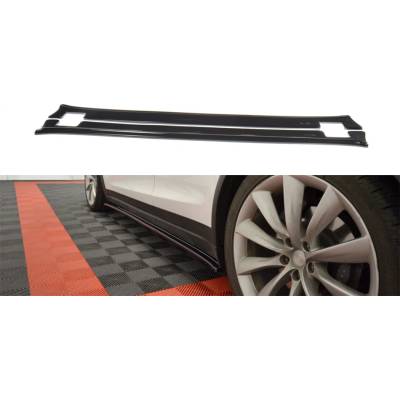 Maxton Design Difuzory pod bočné prahy - Tesla, TEMODELXSD1G