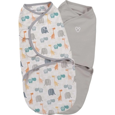 Summer SwaddleMe S Deluxe S džungle šedá