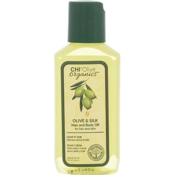 CHI Olive Organics Olive & Silk Olivový a hodvábny olej na vlasy a telo 15 ml