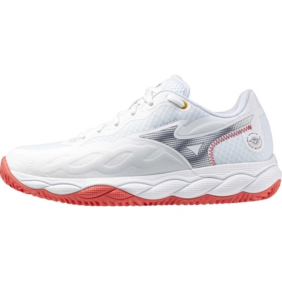 Mizuno Wave Enforce Court Clay W White/Blue Granite/Calypso Cor
