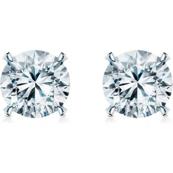 SAVICKI Обеци Share Your Love: бяло злато, лабораторни диаманти