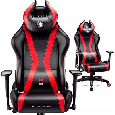 Diablo Chairs X-Horn 2.0 čierno-červená